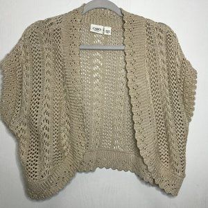 Cato Woman's Shrug Eyelet Design Size 18/20W